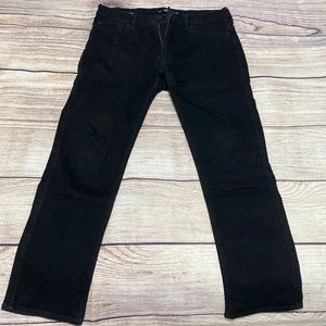 Men’s Black Slim Straight Jeans